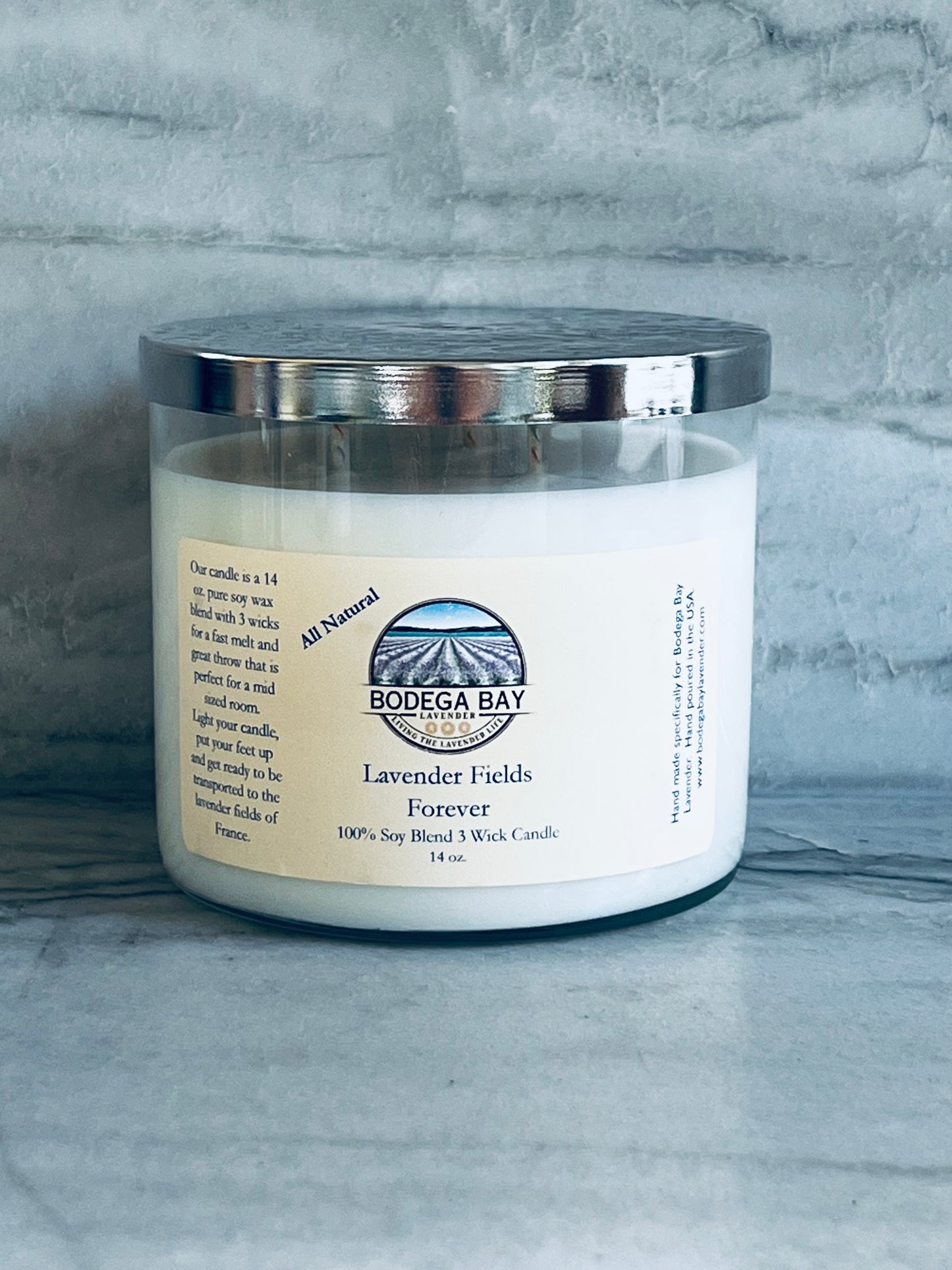 Lavender Fields Forever Soy Candle (14oz)