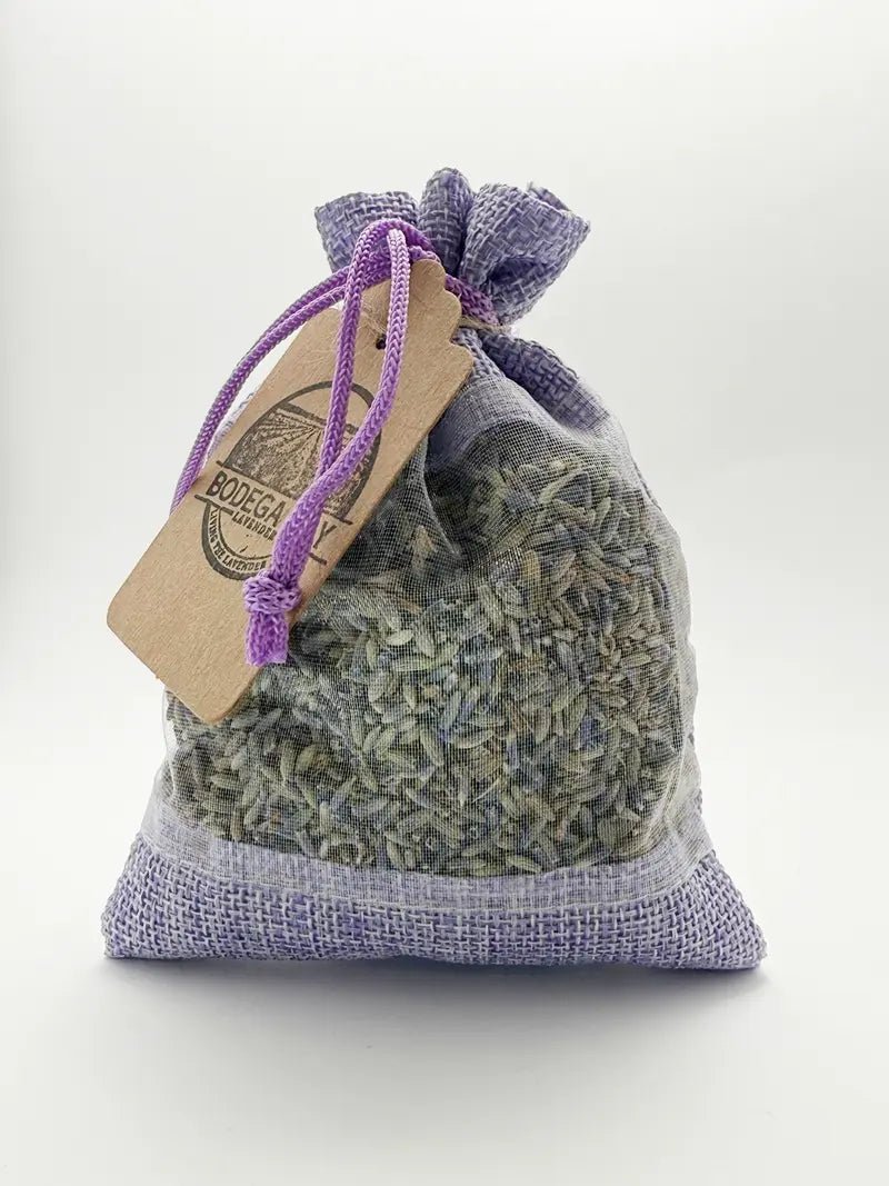 Large Lavender Sachet on neutral background
