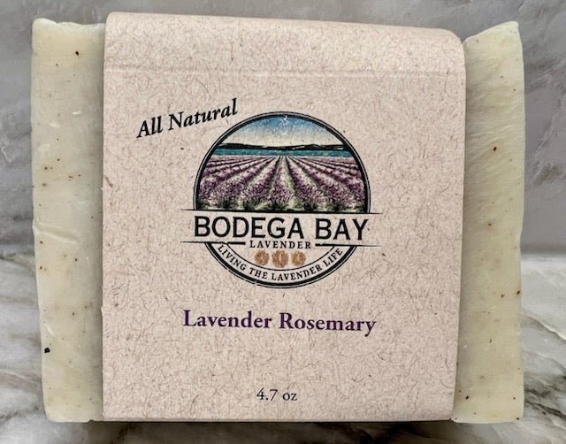Lavender Rosemary Soap (4.7oz) - Bodega Bay Lavender