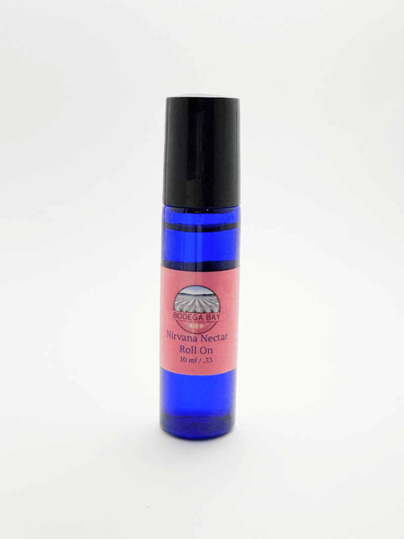 Nirvana Nectar Roll-On on neutral background