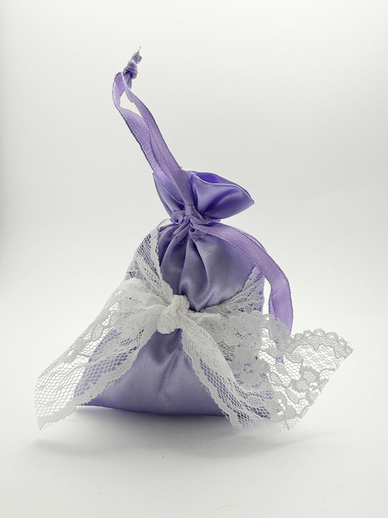 Small Lavender Sachet on neutral background