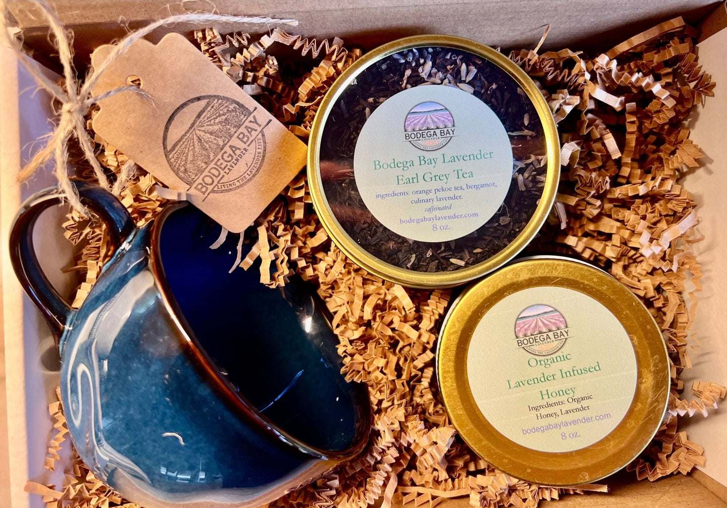 Cozy Cup of Tea Gift Set (3pc) - Bodega Bay Lavender