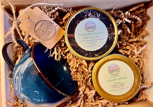 Cozy Cup of Tea Gift Set (3pc) - Bodega Bay Lavender