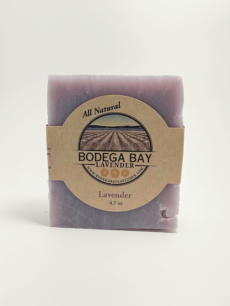 Lavender Soap on neutral background