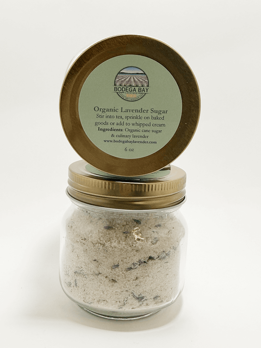 Organic Lavender Sugar (6oz) - Bodega Bay Lavender