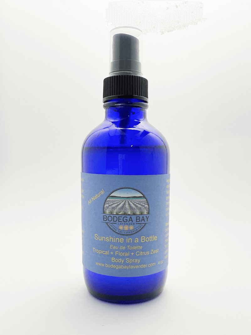 Sunshine in a Bottle on neutral background